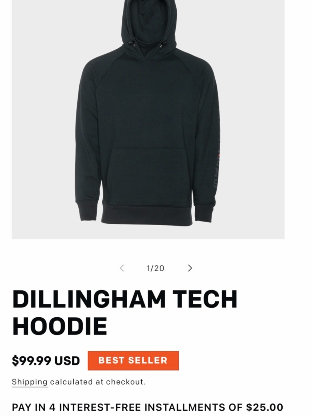 Dillingham Tech Hoodie - Black